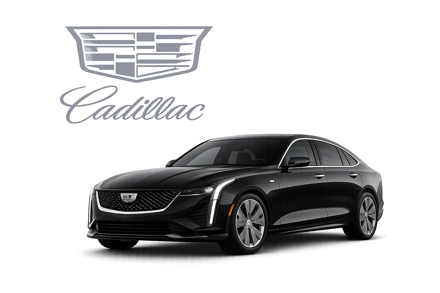 cadillac car with logo