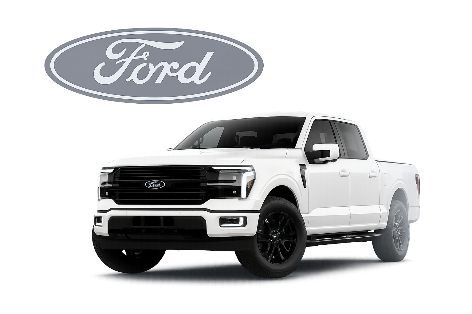 ford car with logo background