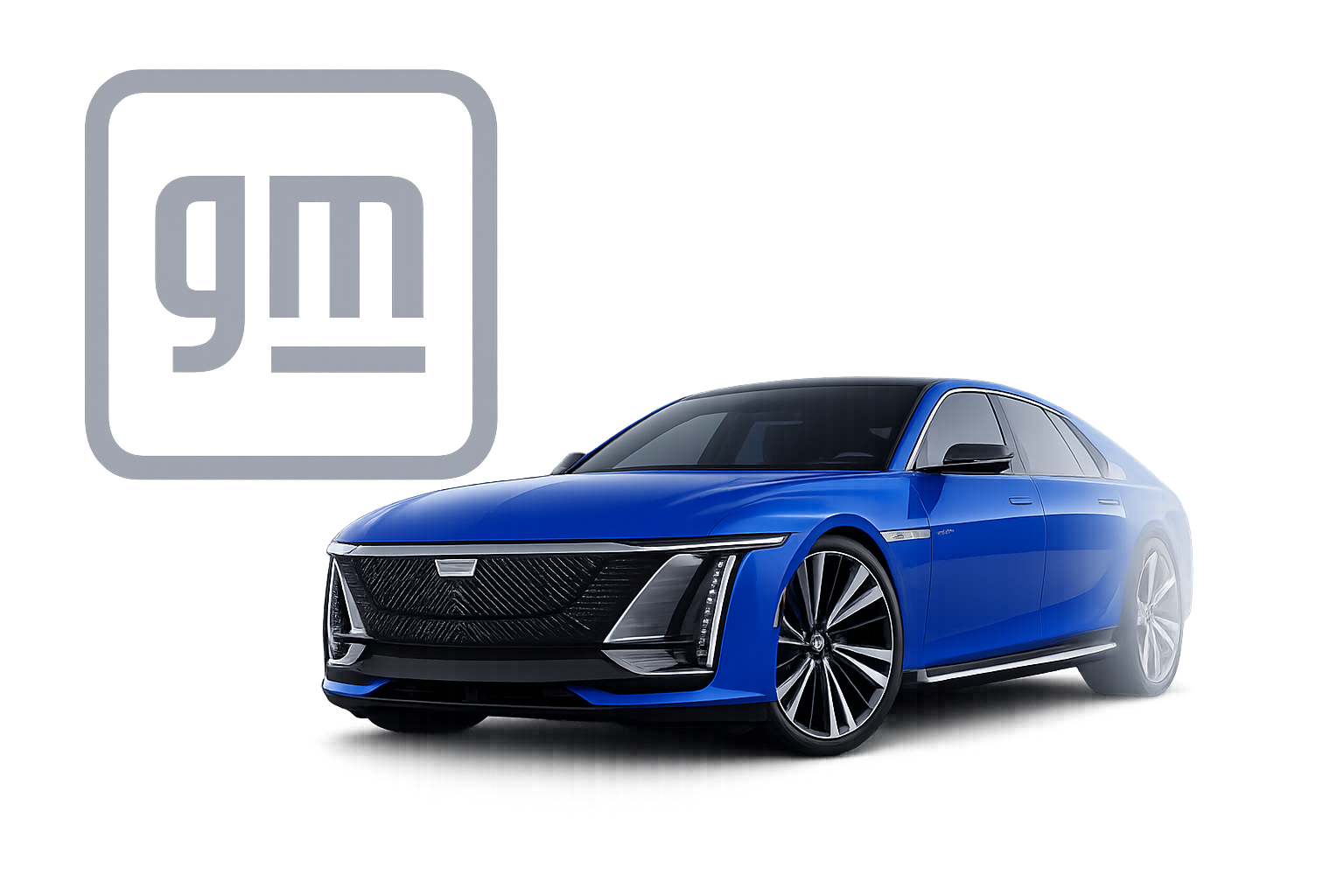general motors car with logo as background