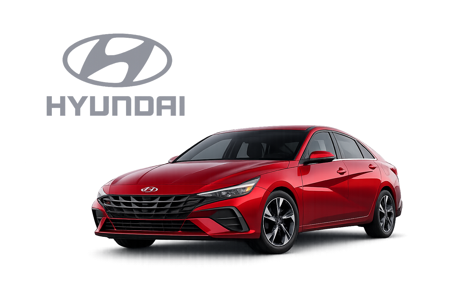 hyundai car and logo