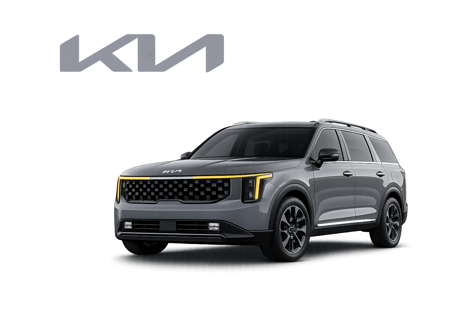 kia car with logo